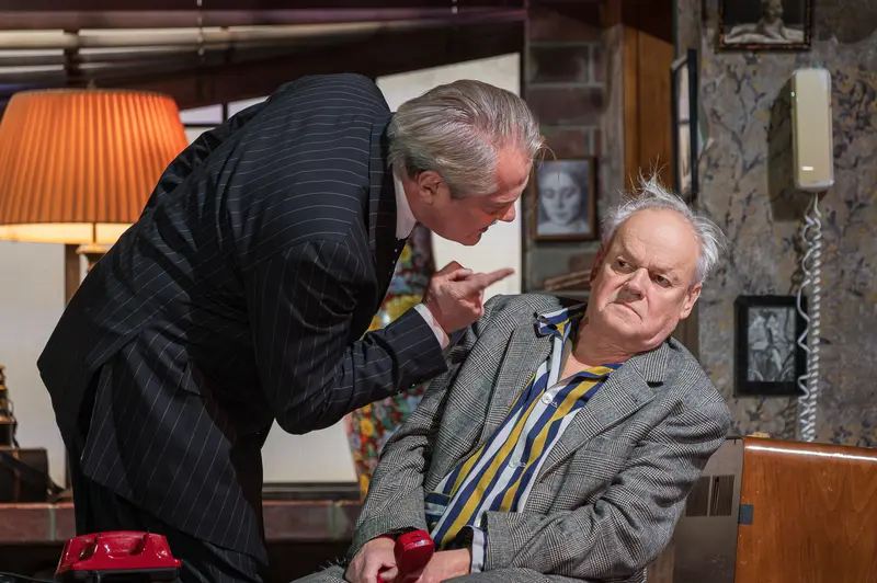 Intense Confrontation Scene from "Sonny Boys" Theater Production in Josefstadt