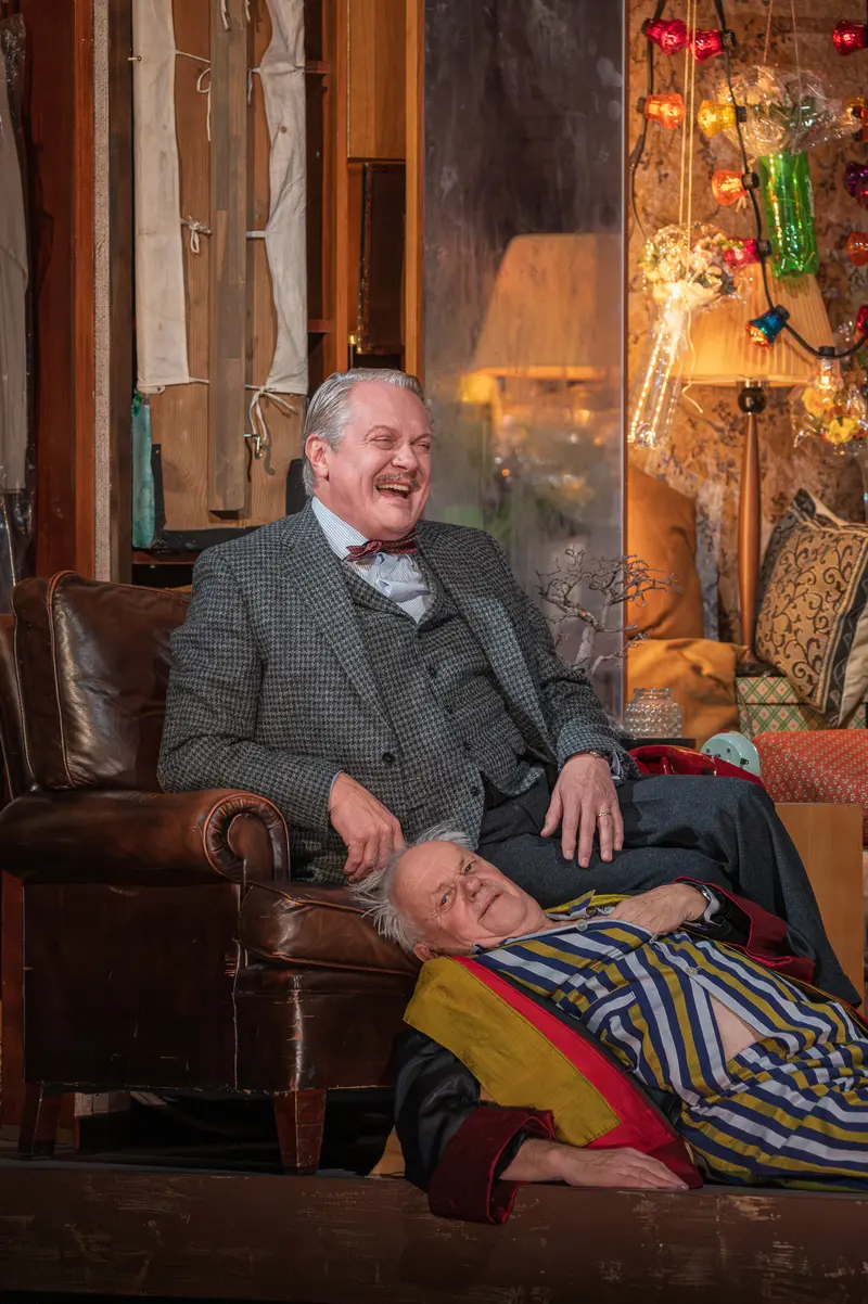 Sonny Boys Theater Production Rehearsal in Josefstadt with Elderly Actors