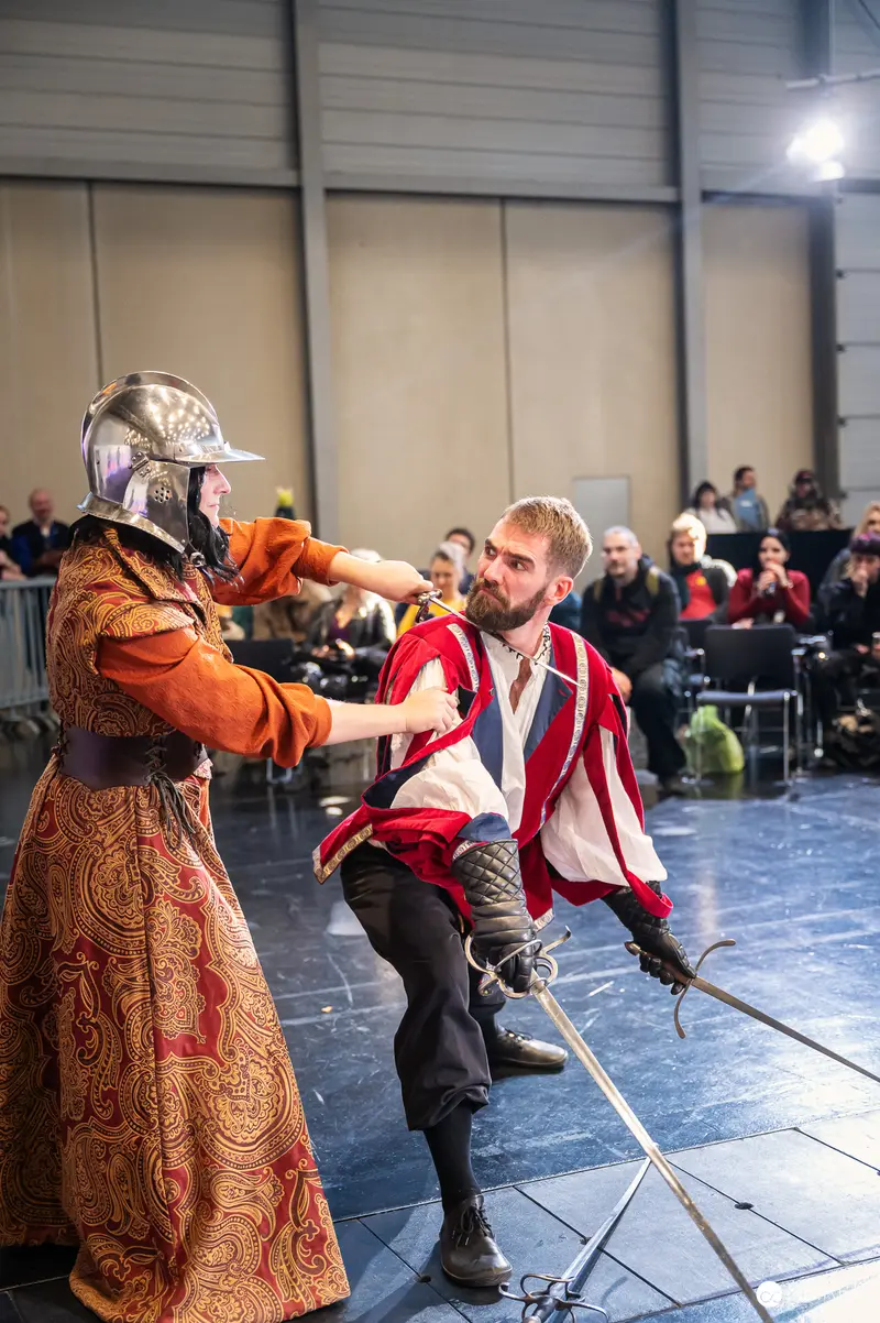 Medieval Cosplay Sword Fight at Vienna ComicCon 2024