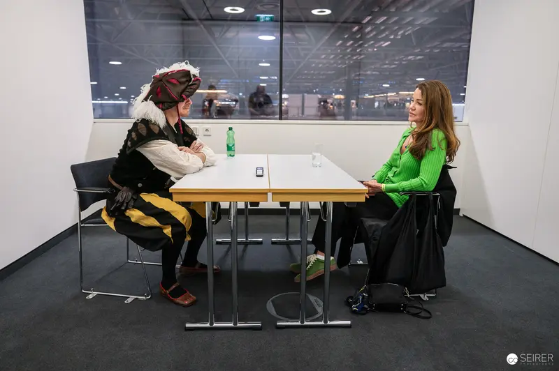 Costumed Attendees Meet at Vienna ComicCon 2024 Convention Center