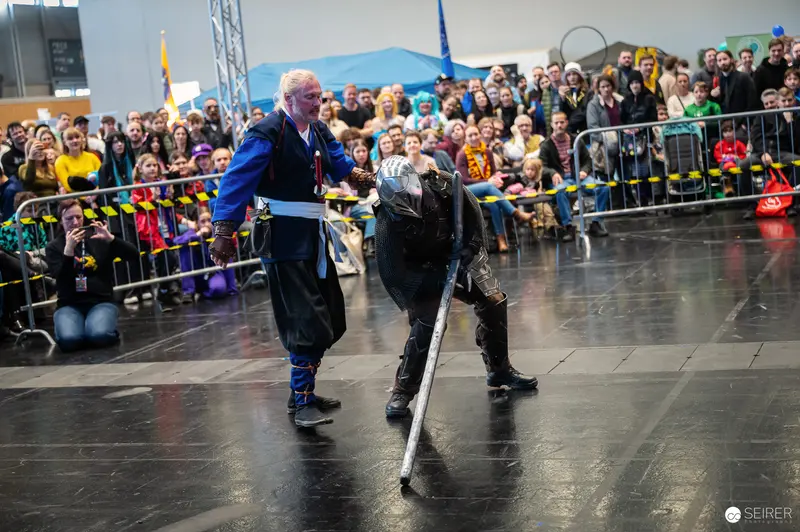 Medieval Combat Demonstration at Vienna Comic Con 2024