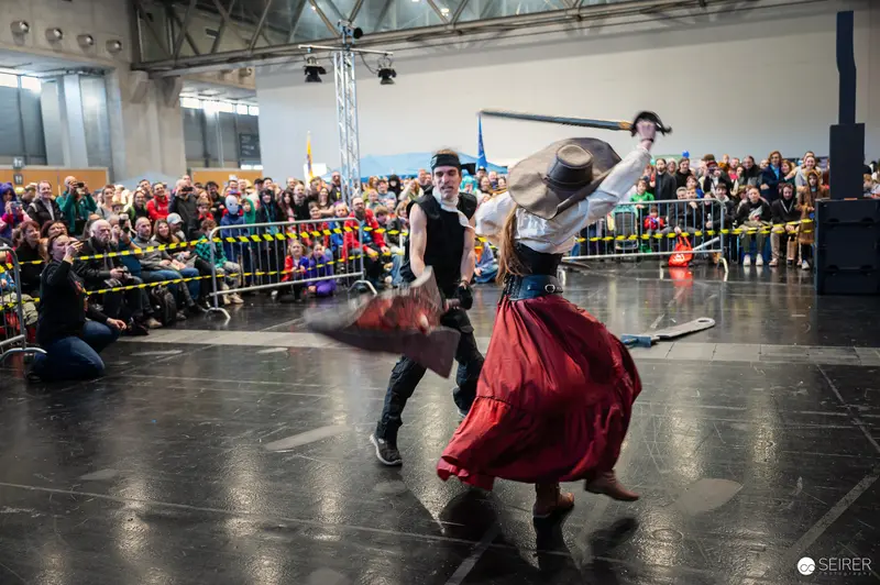 Dynamic Dance Performance at Vienna ComicCon 2024 Cosplay Stage