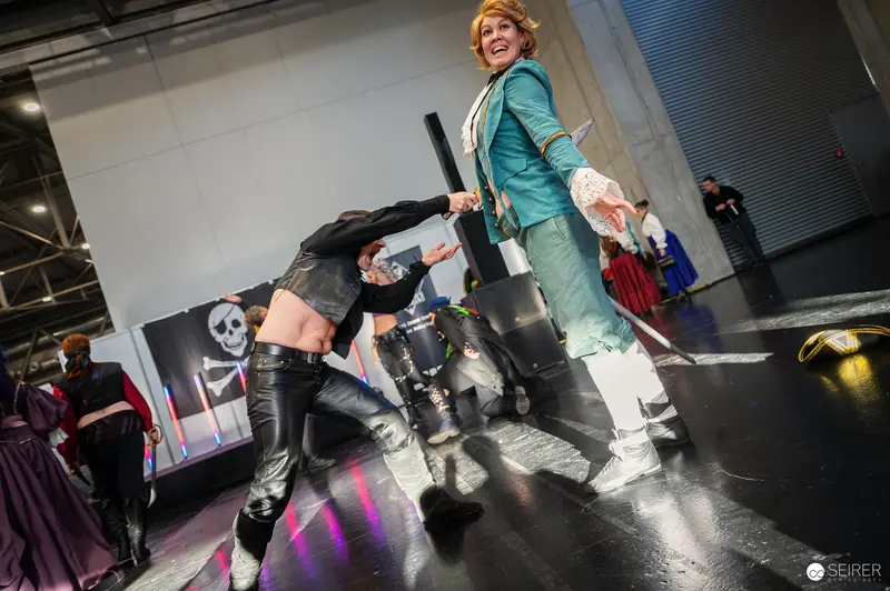 Cosplay Performers Dancing at Vienna ComicCon 2024