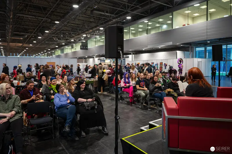Attendees Gathered at Vienna ComicCon 2024 Convention Hall