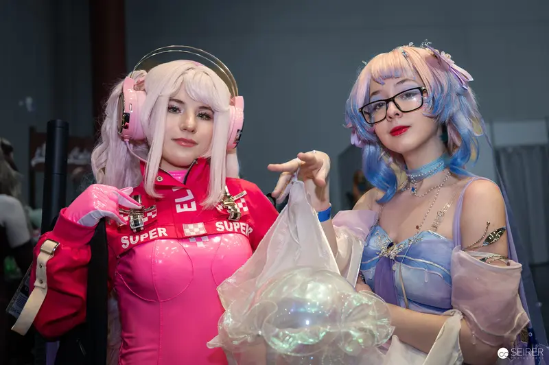 Cosplayers in Vibrant Outfits at Vienna ComicCon 2024