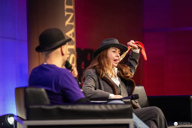 Speakers Engaged in Discussion at Vienna ComicCon 2024 Panel