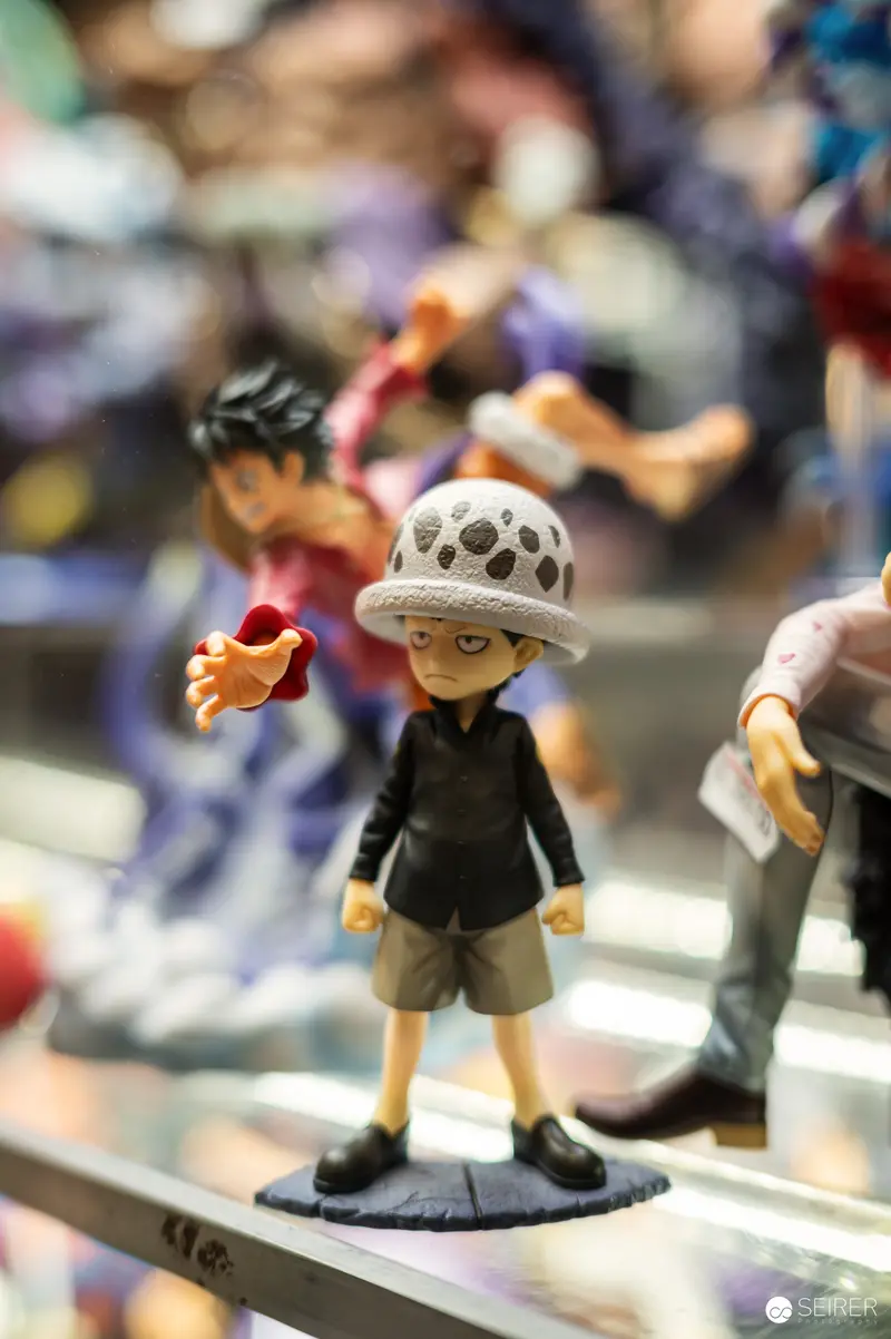 One Piece Character Figurine at Vienna ComicCon 2024 Collectibles Display