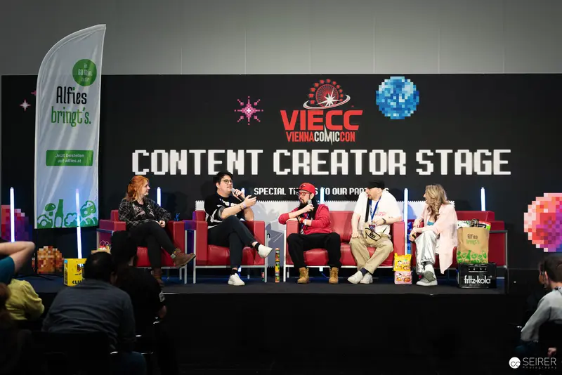 VIECC Vienna Comic Con 2024 Content Creator Stage Panel Discussion