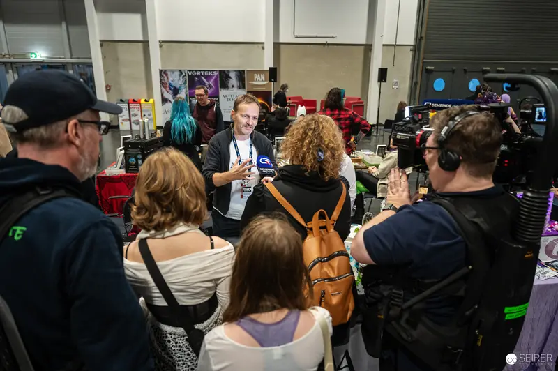 Media Interview at Vienna ComicCon 2024 Fan Convention