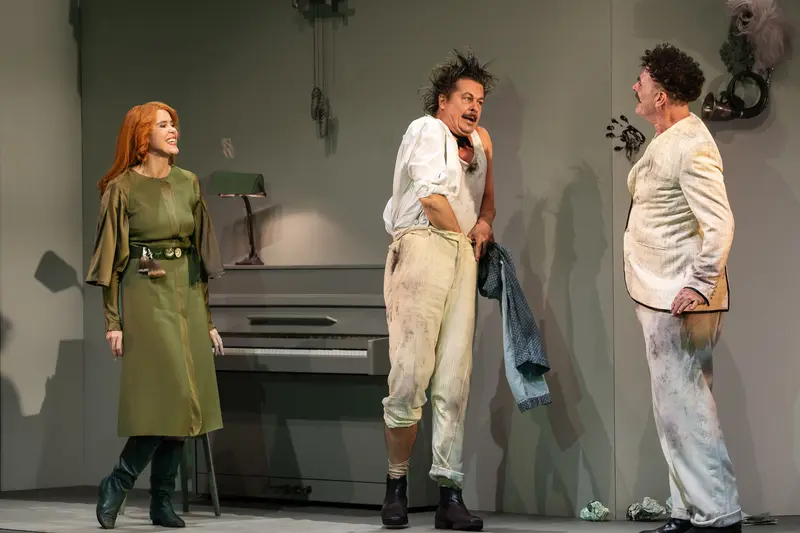 Theatrical Scene from "Die Affäre Rue de Lourcine" at Josefstadt Theater