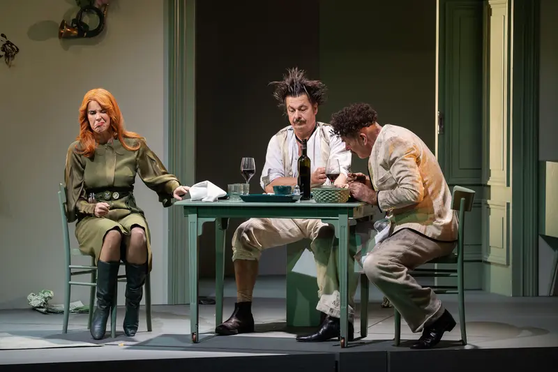 Theater Probe of "Die Affäre Rue de Lourcine" with Michael Dangl and Cast