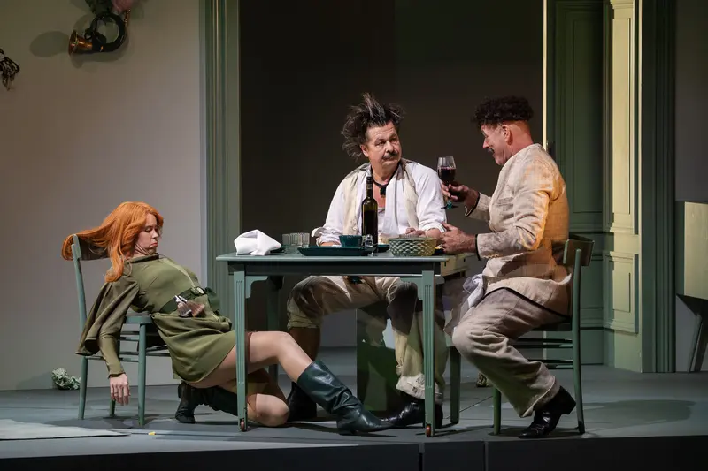 Theater Probe for "Die Affäre Rue de Lourcine" at Josefstadt Theatre