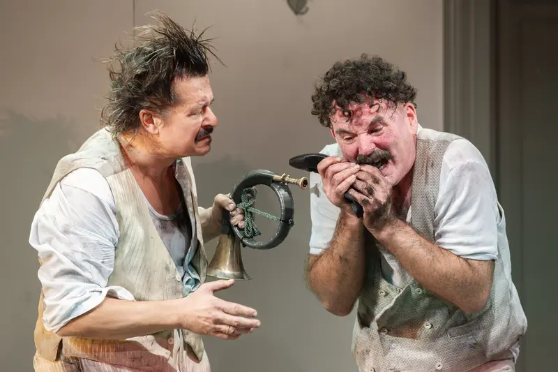 Michael Dangl and Marcus Bluhm Perform Intense Scene from "Die Affäre Rue de Lourcine"