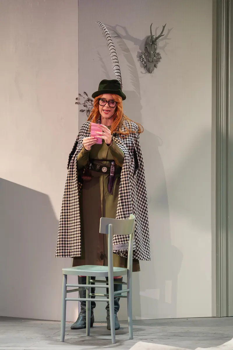 Theatrical Rehearsal of "Die Affäre Rue de Lourcine" at Josefstadt Theater