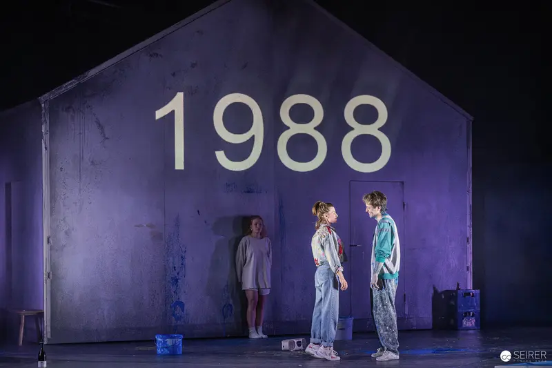 Theater Stage Design for "Azur oder die Farbe von Wasser" Set in 1988