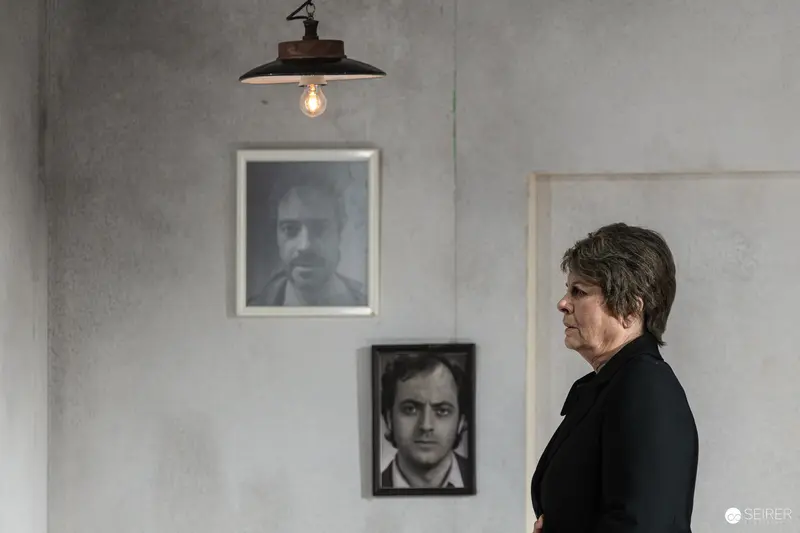 Theater Rehearsal Portraits: Contemplative Moment with Vintage Photographs