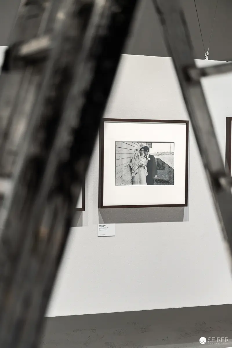 Framed Black and White Photography Exhibit at WestLicht Gallery