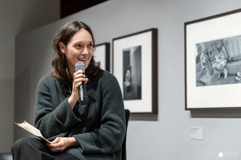 Nathalie Neubauer Moderating WestLicht Panel Discussion on Women's Social Realities