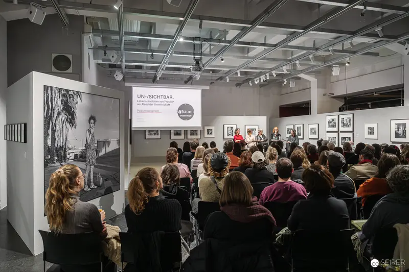 UN-/SICHTBAR Panel Discussion on Women's Societal Realities at WestLicht Gallery