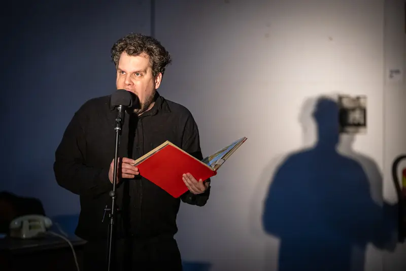 David Czifer Performs Dramatic Monologue at LINE RUNNER 2024 Performance