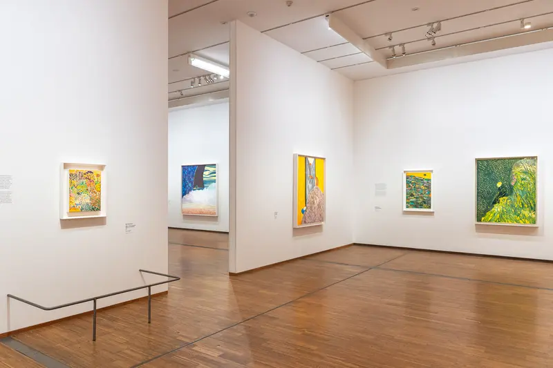 Exhibition Views of Wong - Van Gogh at Albertina Museum Gallery Space
