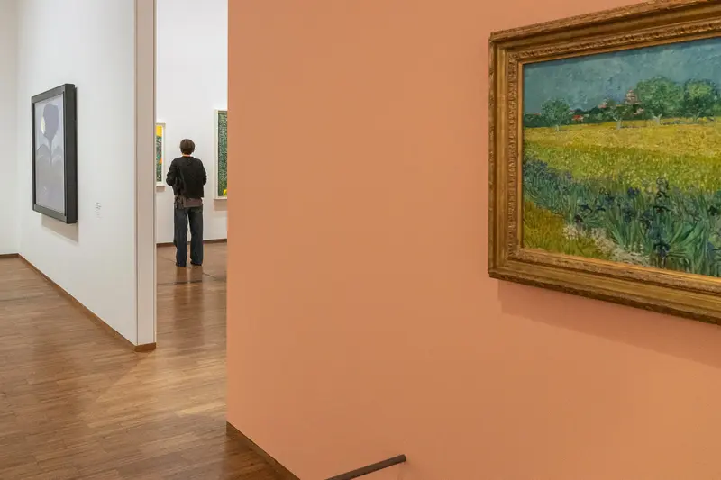 Van Gogh Landscape Exhibited at Albertina Museum during Exhibition Wong