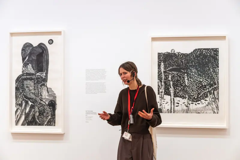 Exhibition Wong - Van Gogh at Albertina: Curator Discussing Artwork