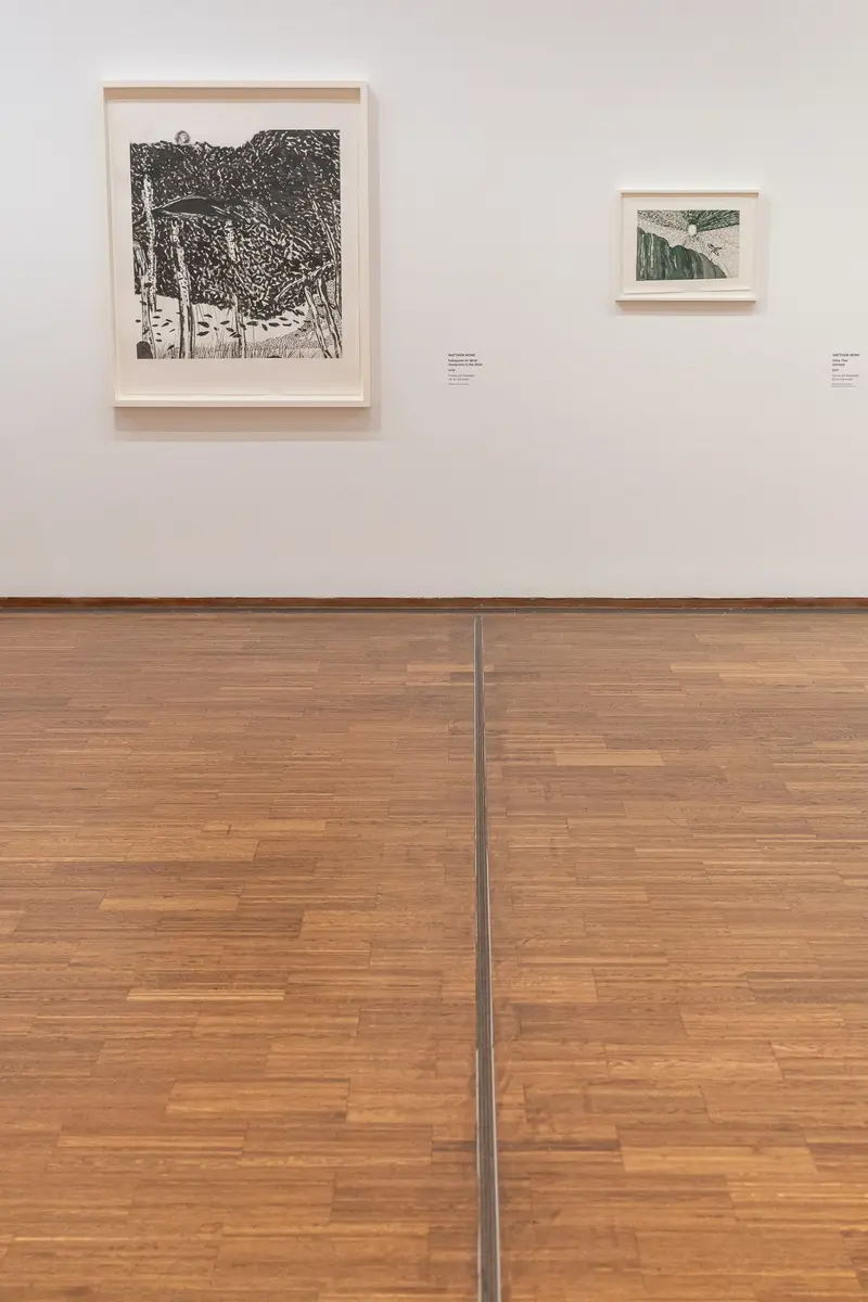 Exhibition View of Wong - Van Gogh at Albertina Museum Gallery