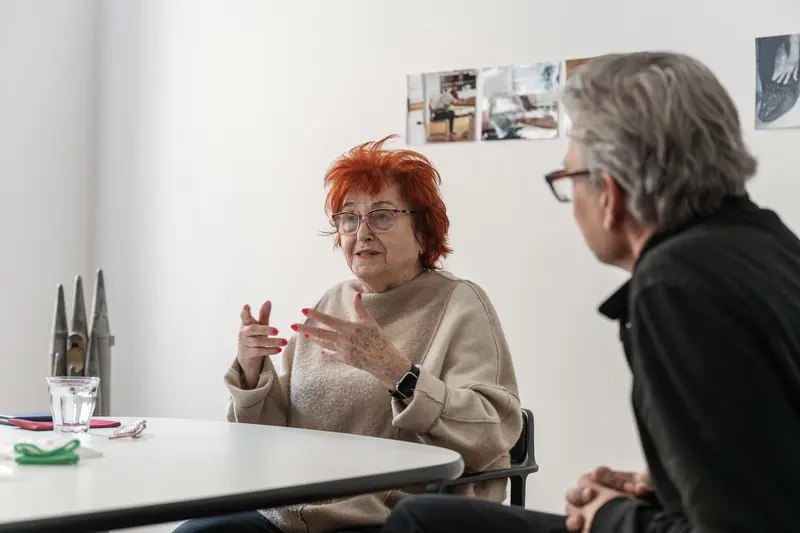 Valie Export and Felix Hoffmann in Conversation at Art Archive