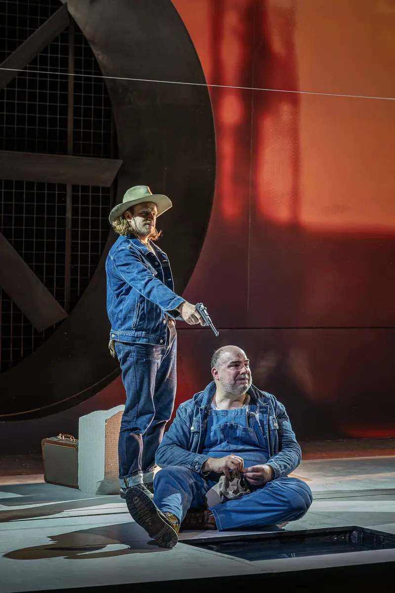 Stage Performance of "Of Mice and Men" at Kammerspielen Theater