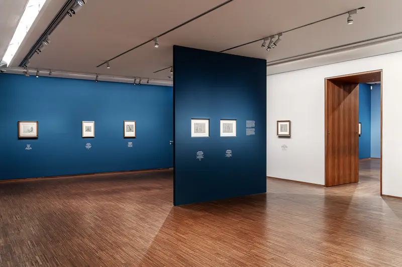Leonardo Dürer Exhibition Interior at Albertina Museum, Vienna