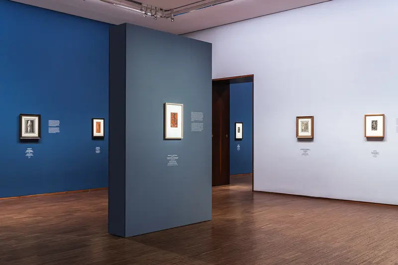 Leonardo Dürer Exhibition Interior at Albertina Museum, Vienna