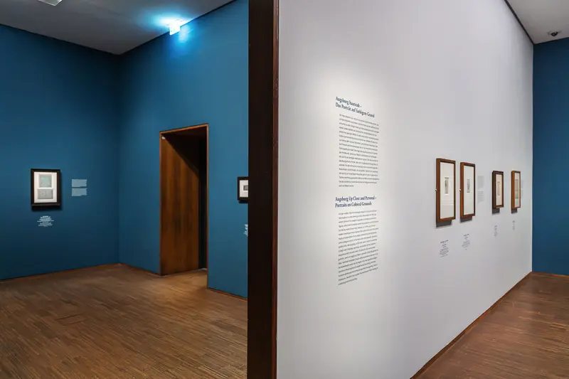 Exhibition View of Leonardo Dürer Showcase at Albertina Museum, Vienna
