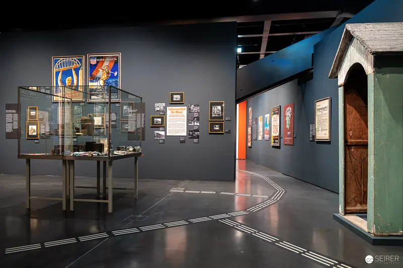 Exhibition View of "Controlled Freedom - Allied Forces in Vienna" Museum Display