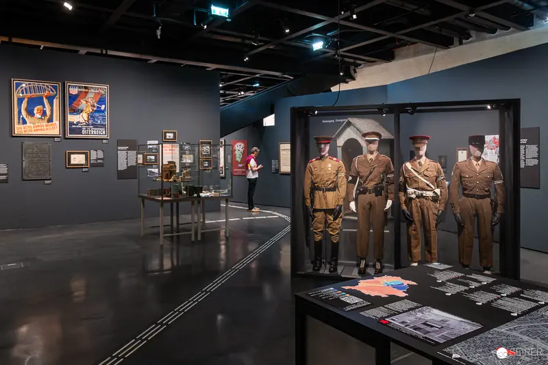World War Era Military Uniforms at Vienna Museum Exhibition