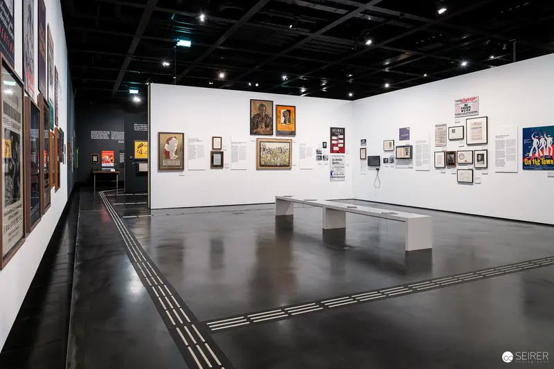 Exhibition Space at Wien Museum Showcasing Allied Forces in Post-War Vienna