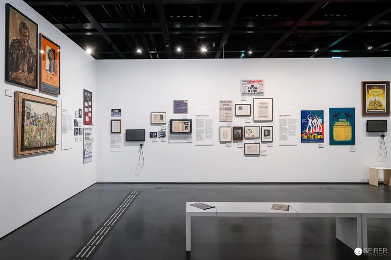Exhibition View of "Controlled Freedom - the Allied Forces in Vienna" Museum Display