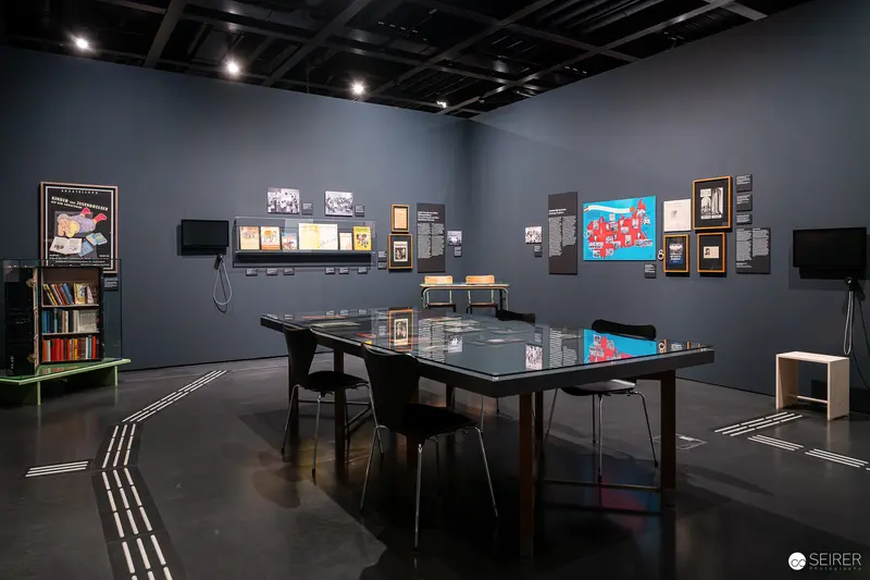 Exhibition View of "Controlled Freedom" - Allied Forces in Vienna Museum Display