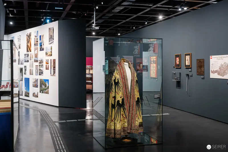 Traditional Ceremonial Robe on Display at Wien Museum Exhibition