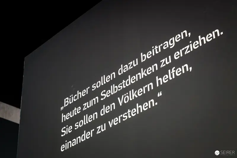 German Quote on Books, Self-Reflection, and Understanding Between Peoples