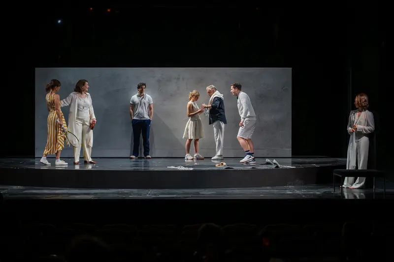 Rehearsal for "Das Weite Land" at Theater in der Josefstadt, Vienna