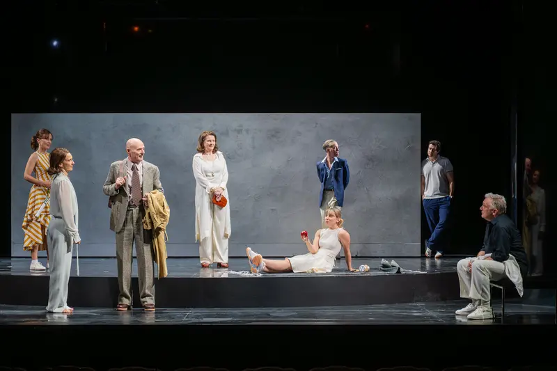Theater in der Josefstadt Rehearsal of "Das Weite Land" with Ensemble Cast