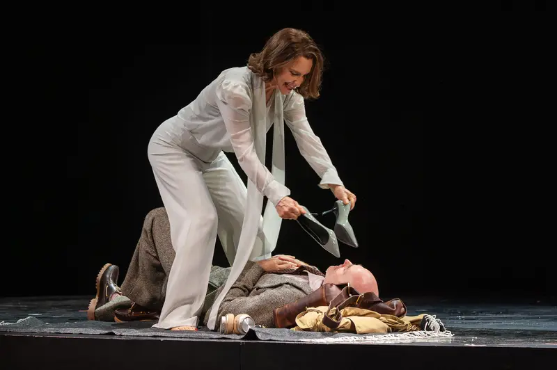 Dramatic Performance Scene from "Das Weite Land" at Theater in der Josefstadt