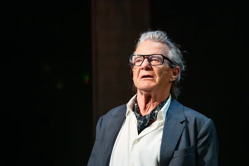 Actor on Stage During Rehearsal for "Das Weite Land" at Theater in der Josefstadt