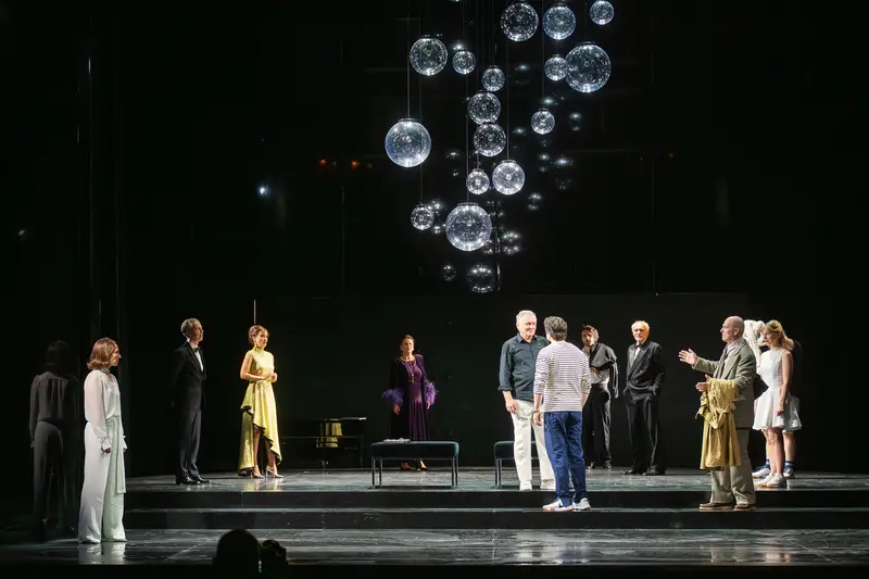 Stage Rehearsal for "Das Weite Land" at Theater in der Josefstadt, Vienna