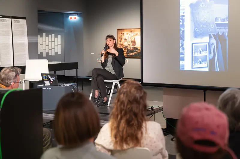 Book presentation "Hanne Darboven" at Foto Arsenal Wien