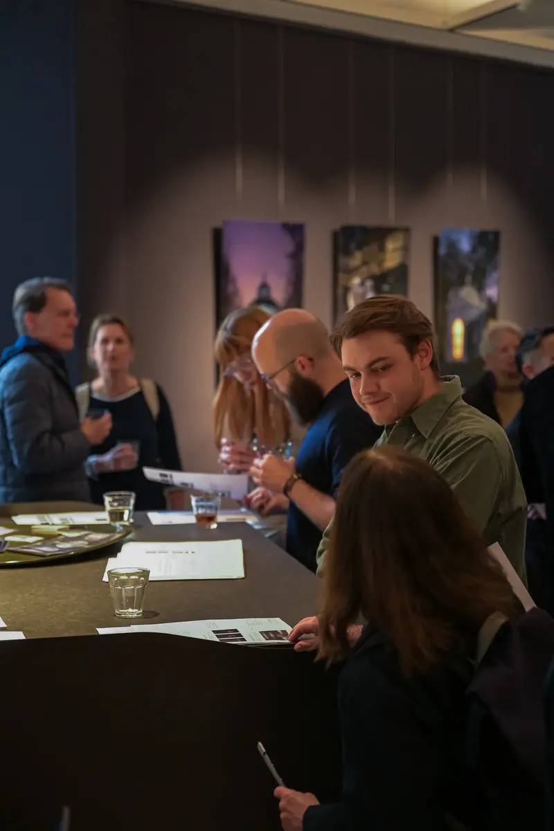 Vernissage "Poem of Darkness" Gallery Event with K. Feichtinger and Guests