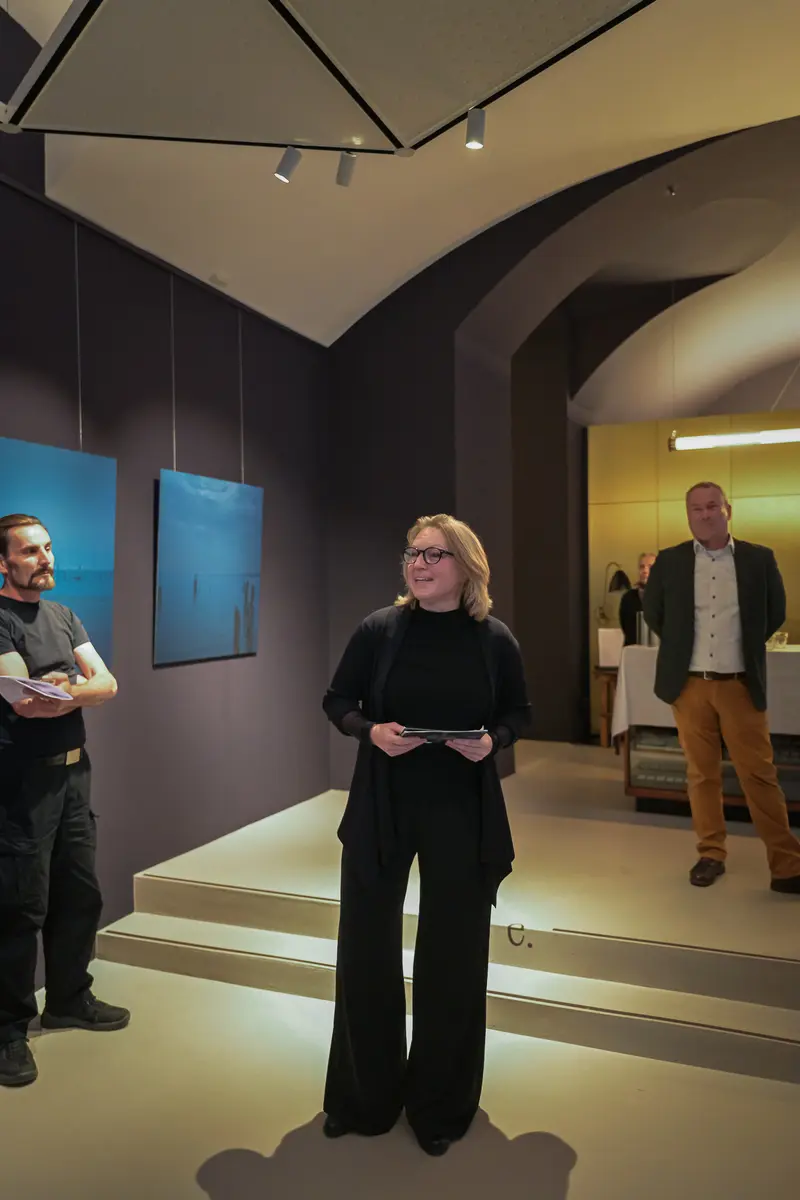 Vernissage "Poem of Darkness" at alles ist eytel Gallery with K. Feichtinger, G. Herder, D. Zentner
