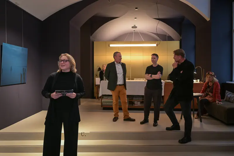 Vernissage "Poem of Darkness" at Galerie alles ist eytel with K. Feichtinger and Colleagues