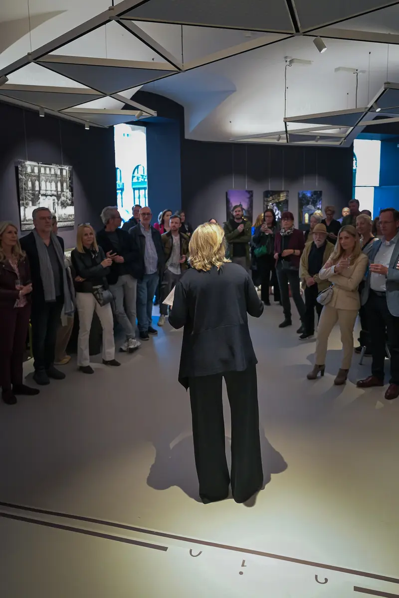 Vernissage "Poem of Darkness" at Galerie alles ist eytel with K. Feichtinger and Guests